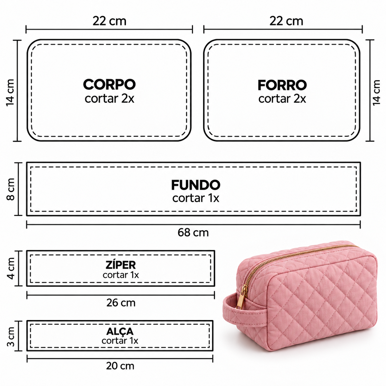 Modelo de necessaire 3