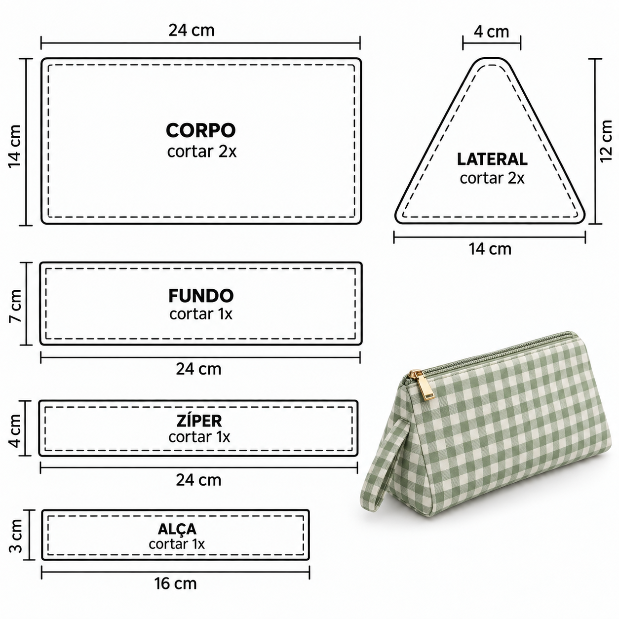 Modelo de necessaire 6