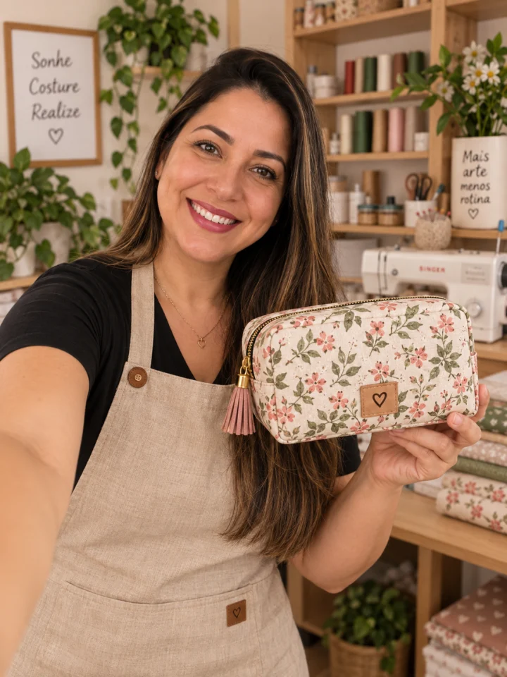 Ana Paula, criadora dos moldes